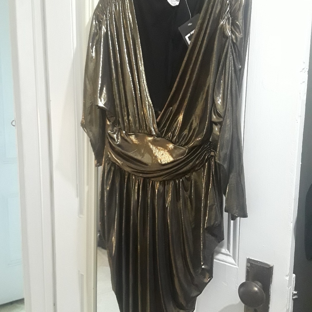 Metallic dress